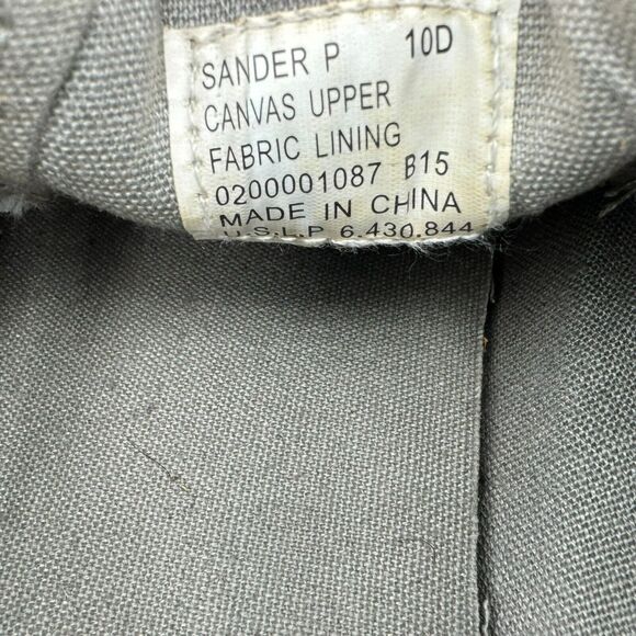 POLO RALPH LAUREN | Men's 10‎ D Canvas Gray Dock Boat Slip on Casual Shoes - Picture 8 of 9